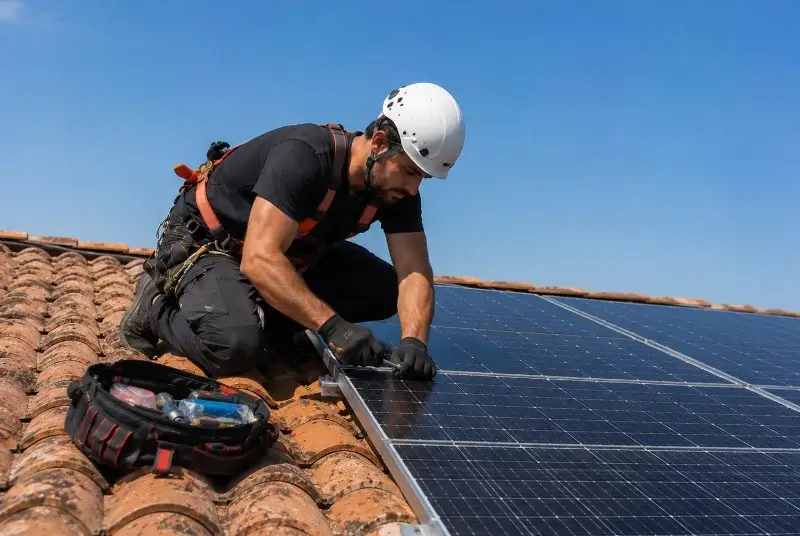 Maintenance et monitoring de panneaux solaires à Vieux-Berquin