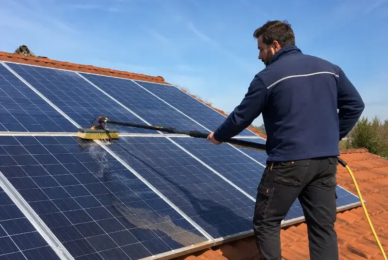 Nettoyage et entretien de panneaux solaires à Vieux-Berquin