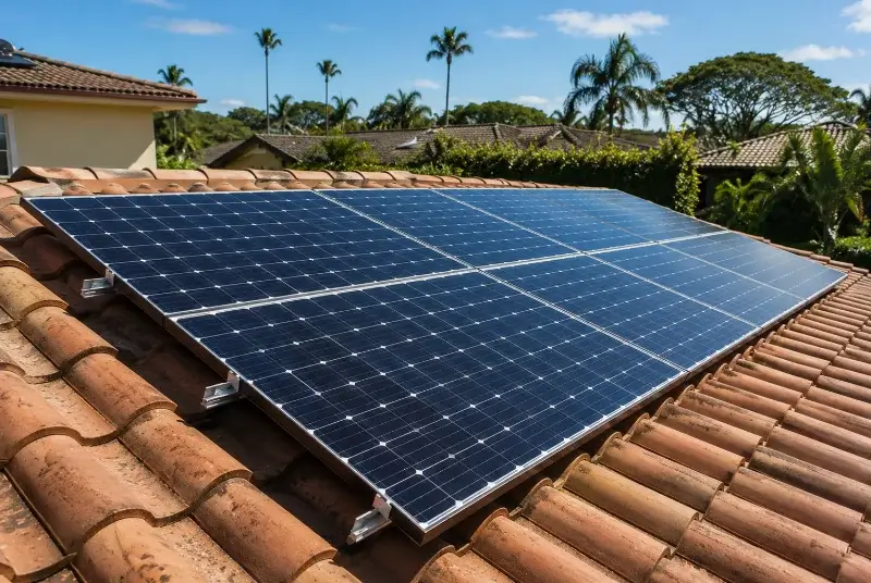 Installation de panneaux solaires à Vieux-Berquin